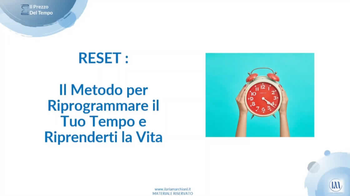 Il tempo che sprechi a causa dei tuoi pensieri